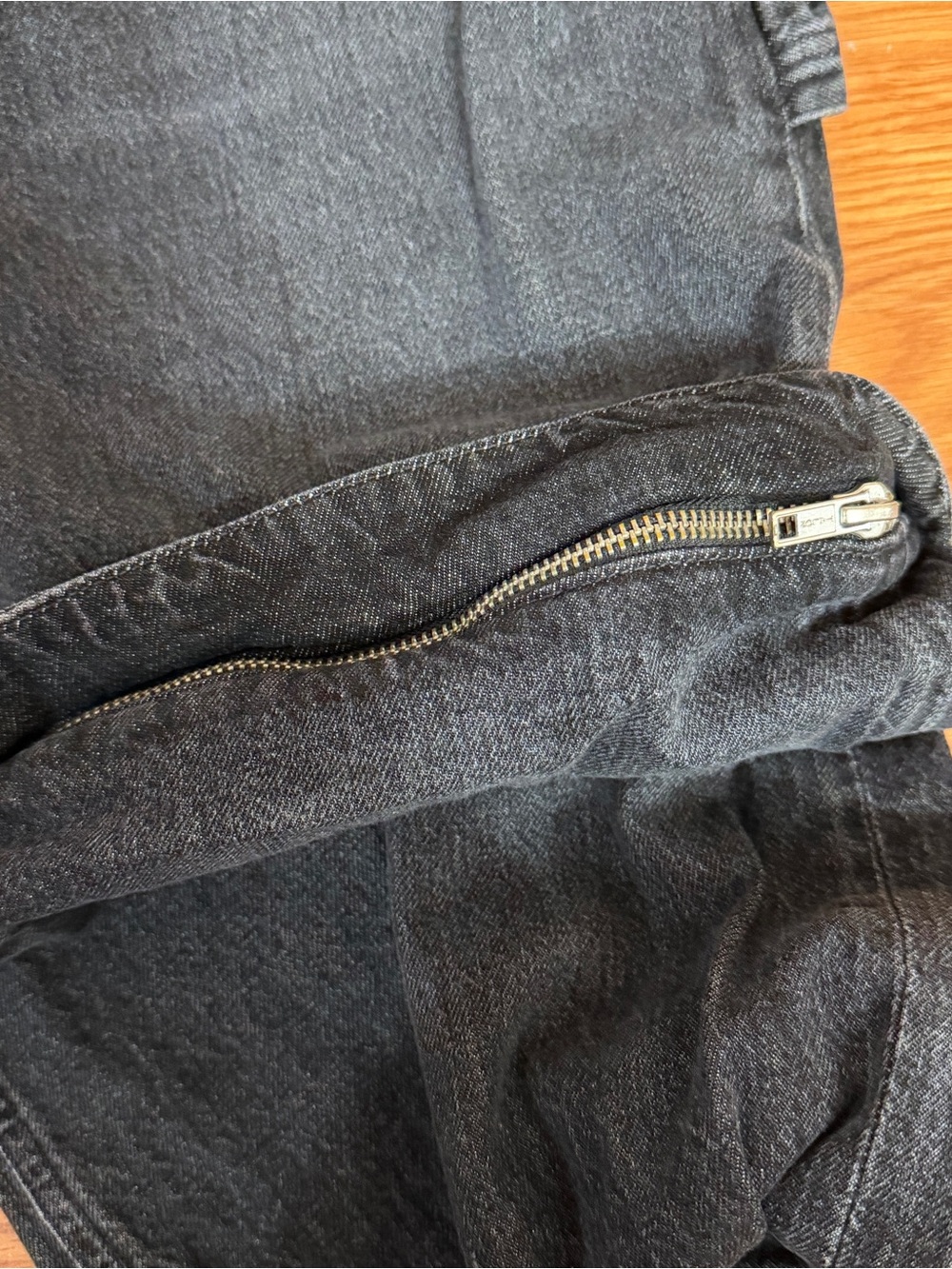 Agolde Risha Zip Utility Jeans In Sin Size 28 - Picture 11 of 11